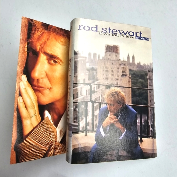 Rod Stewart "If We Fall In Love Tonight" "A Spanner in the Works" Cassette Tapes - Picture 6 of 9